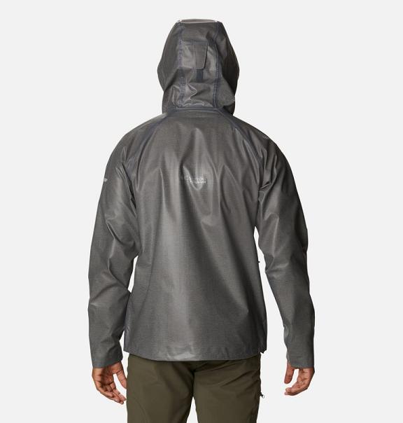 Columbia OutDry Rain Jacket Black Grey For Men's NZ69580 New Zealand